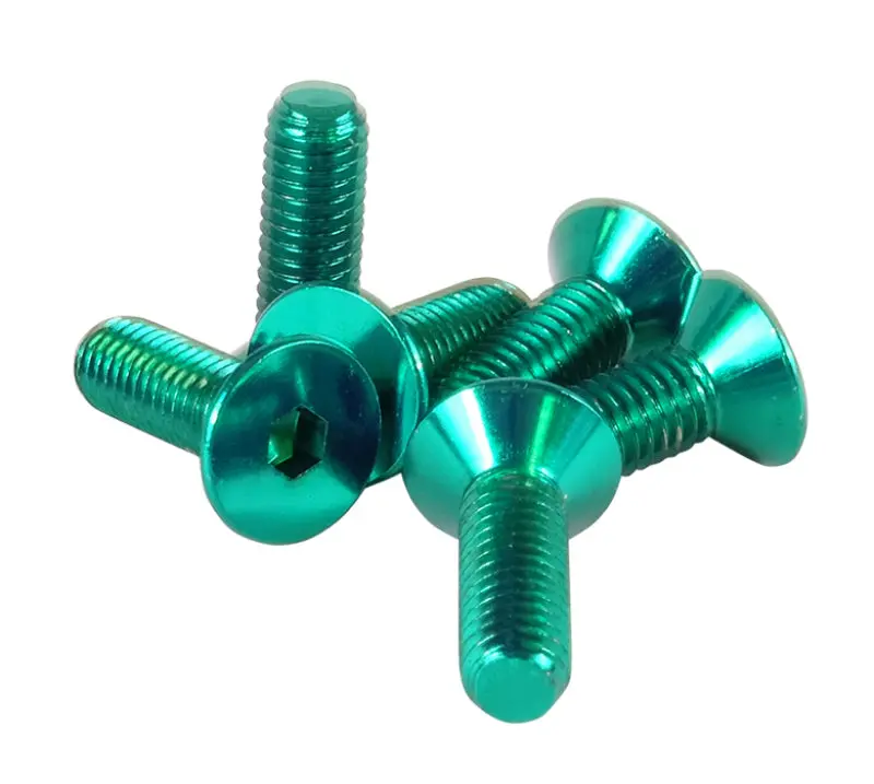 Nrg Steering Wheel Screw Upgrade Kit (Conical) - Green 1