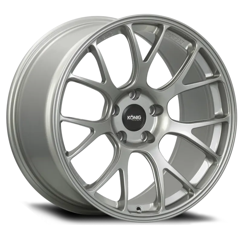 Konig Forged F1m 17X9 4X100 Et45 Ash Silver Knurled Bead 1