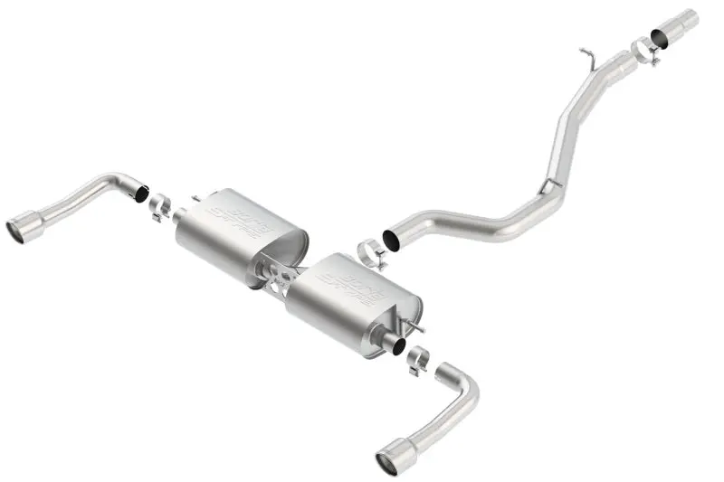 Borla 14-16 Audi A3 Quattro 2.0L Turbo At/Mt Rwd 4Dr S-Type Cat-Back Exhaust Single Split Rear Exit 2