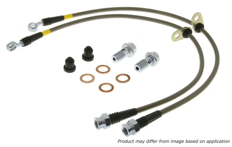Stoptech 00-06 Bmw X5 Stainless Steel Rear Brake Line Kit 1