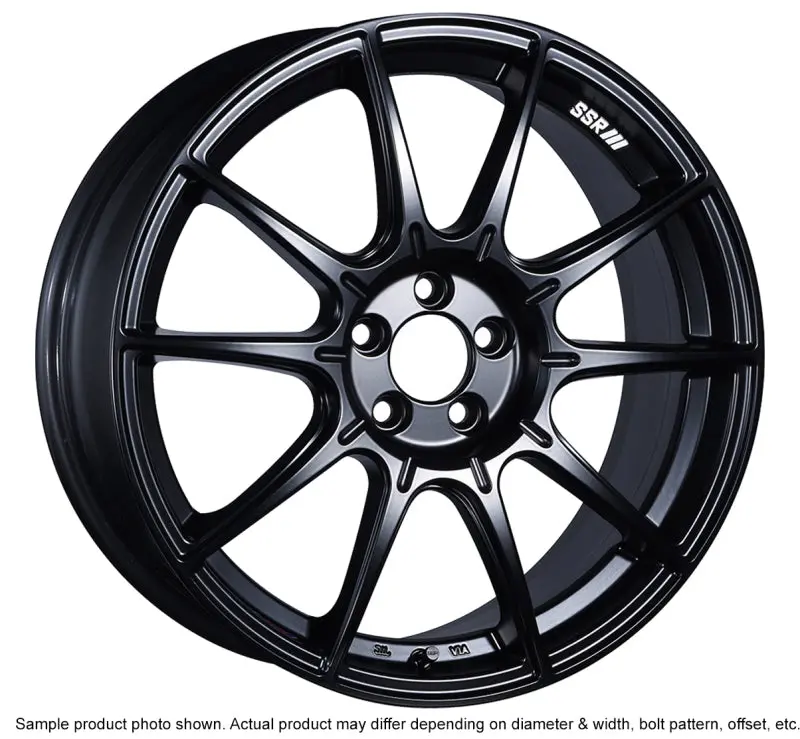 Ssr Gtx01 19X8.5 5X114.3 38Mm Offset Flat Black Wheel 11+ Wrx / 08+ Sti / 11+ Tc / 93-98 Supra 1