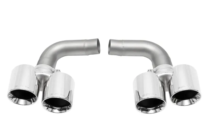 Soul 05-08 Porsche 997.1 Carrera Muffler Bypass Pipes - Polished Chrome Tips 1