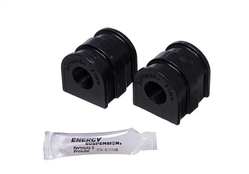 Energy Suspension 06-12 Vw Gti / 10-14 Vw Golf (Base) Black 21.7Mm Rear Sway Bar Bushing Set 1