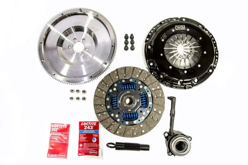 Dkm Clutch 2.0 Vw/Audi A3 Tsi 8 Bolt Sprung Organic Mb Clutch W/Steel Flywheel (440 Ft/Lbs Torque) 1