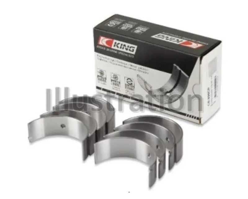 King Engine Bearings Isuzu 4Xc1/4Xc1t 1.5L (Size 0.25 Oversized) Rod Bearing Set 1