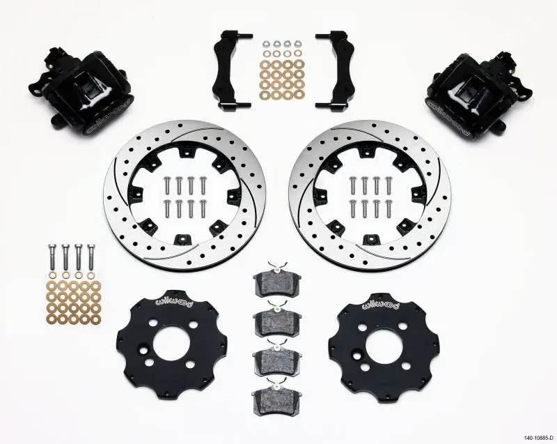 Wilwood Combination Parking Brake Rear Kit 11.75In Drilled Mini Cooper 1