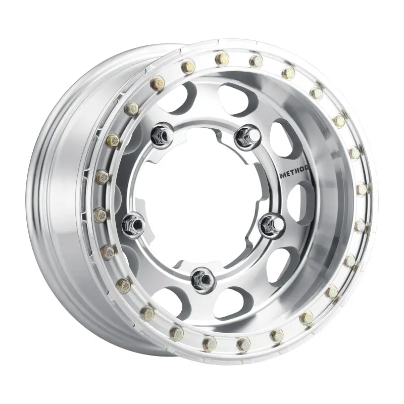 Method Mr103 Buggy Beadlock 17X6.5 -19Mm Offset 5X205 160Mm Cb Raw Machined W/Bh-H24125 Wheel 2