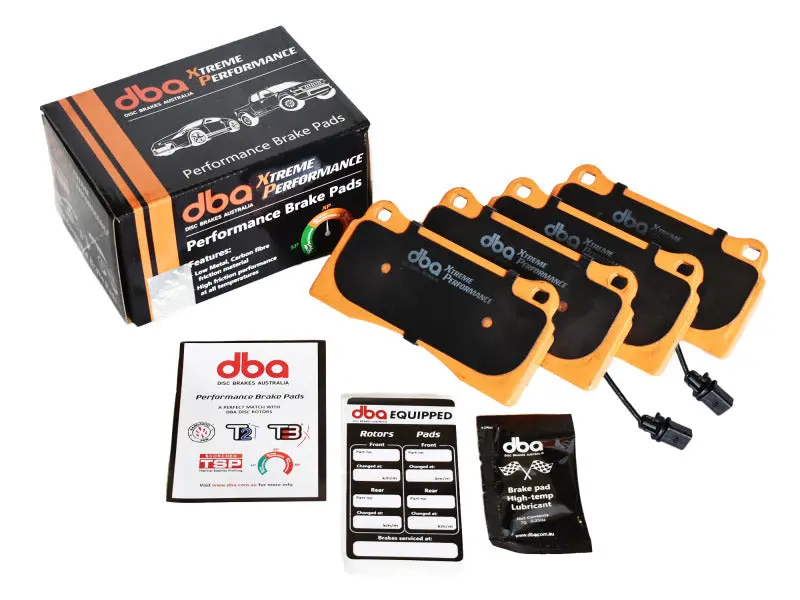 Dba 03-06 Evo / 04-09 Sti / 03-07 350Z Track Edition/G35 W/ Brembo Xp650 Rear Brake Pads 1