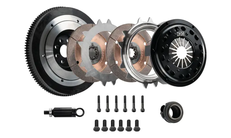 Dkm Clutch 00-06 Bmw M3 184Mm Ceramic Twin Disc Mr Clutch Kit W/Flywheel (650 Ft/Lbs Torque) 1