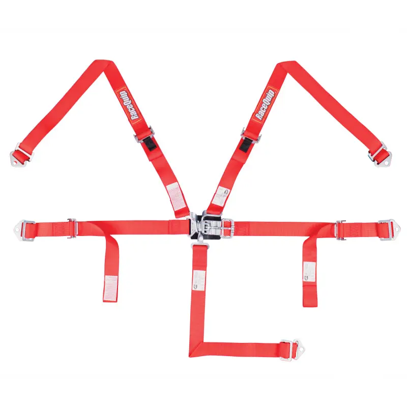 Racequip Red Jr. L & L 5Pt Harness 1