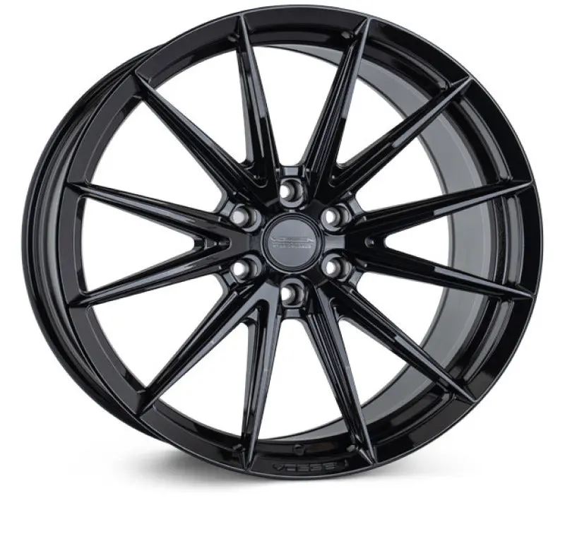 Vossen Hfx-2 22X9.5 / 6X139.7 / Et20 / Deep Face / 106.1 - Gloss Black Wheel 1