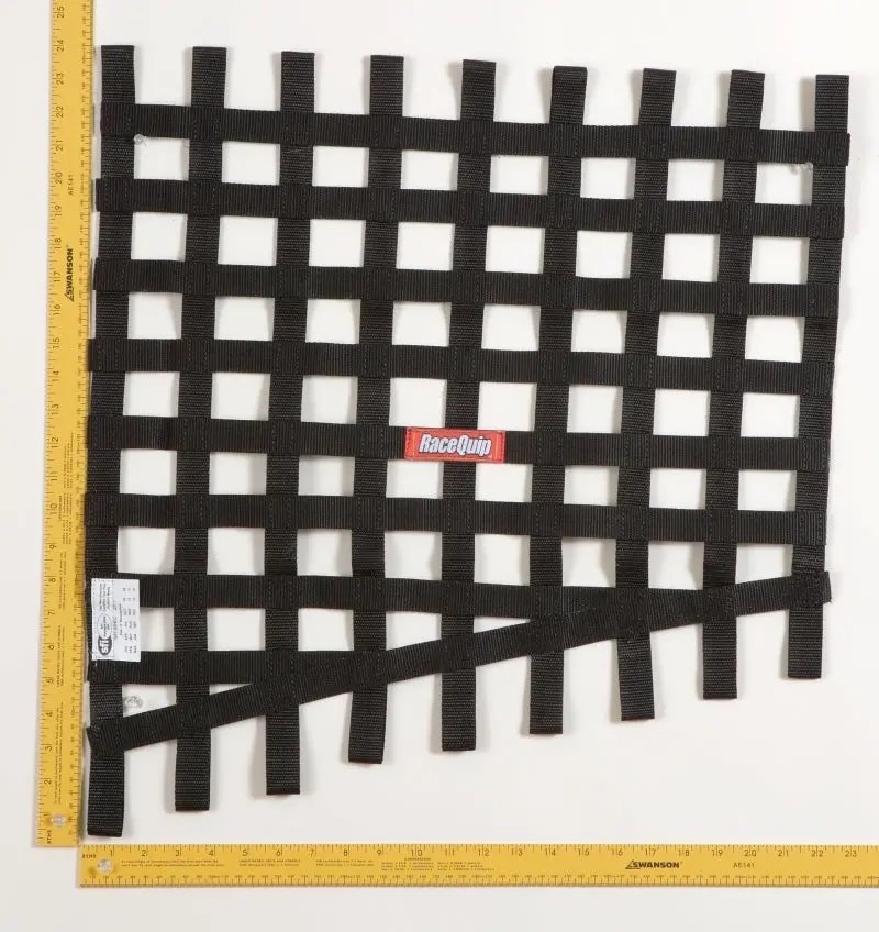 Racequip Black Drag 24 To 18 X 23 Sfi Rib Net 1