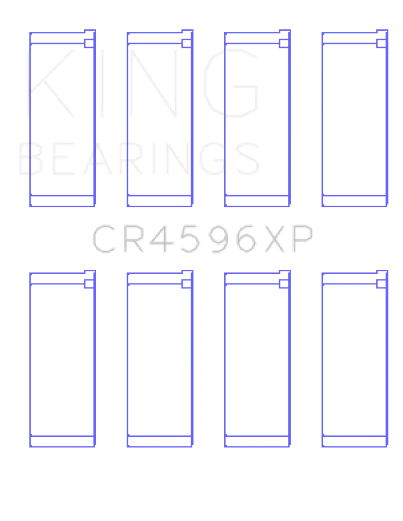 King Engine Bearings Bmw S14b20/S14b23/S14b25 (Size Std) Performance Rod Bearing Set 1