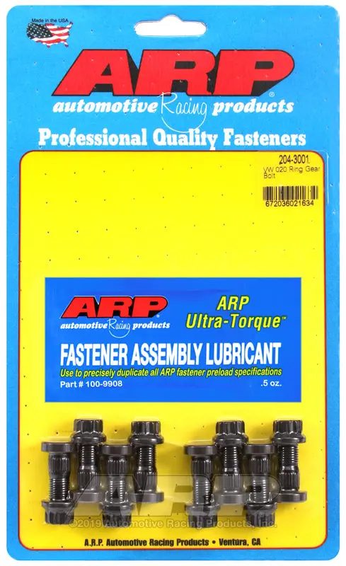 Arp Vw 020 M9 Ring Gear Bolt Kit 1