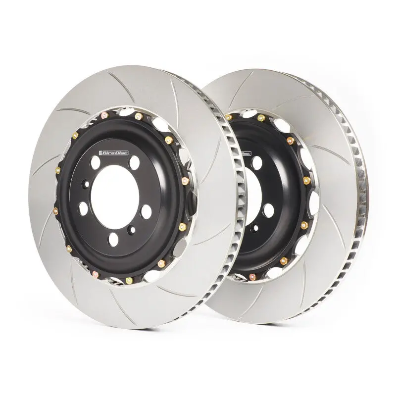 Girodisc 2020+ Bmw M3/M4 (G80/G82/G83 W/Carbon Ceramic Brakes) 2-Piece 380Mm Slotted Rear Rotors 1