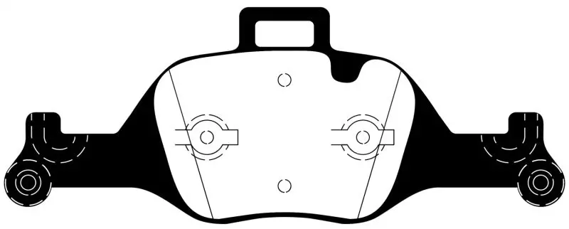 Ebc 17+ Bmw 530 2.0L Turbo (G30) Ultimax Front Brake Pads 2