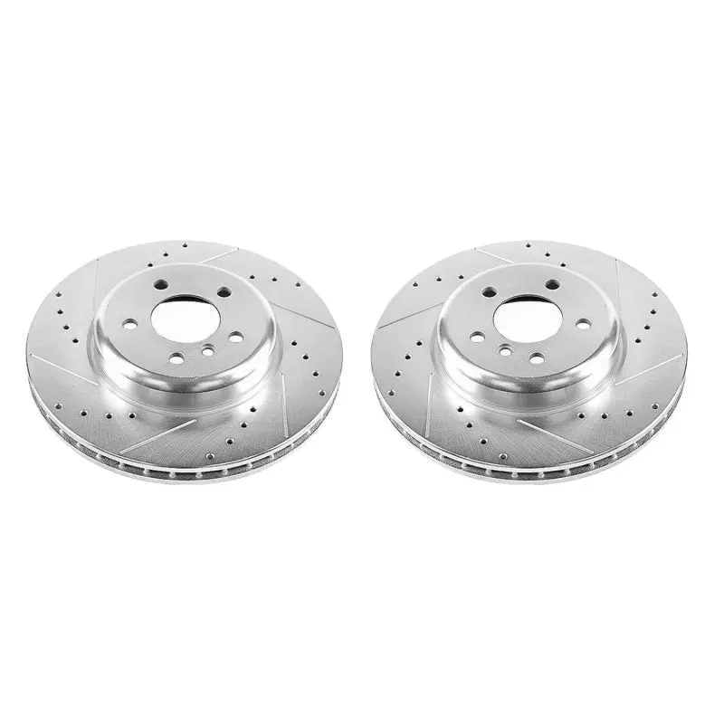 Power Stop 14-16 Bmw 535D Front Evolution Drilled & Slotted Rotors - Pair 1