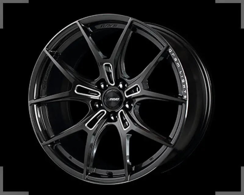 Gram Lights 57Fxz 19X8.5 +45 5X112 Super Dark Gunmetal And Machining Rim Edge Dc Wheel 1