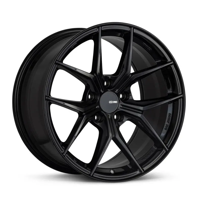 Enkei Tsr-X 18X8 45Mm Offset 5X114.3 Bp 72.6 Hub Bore Gloss Black Wheel 1
