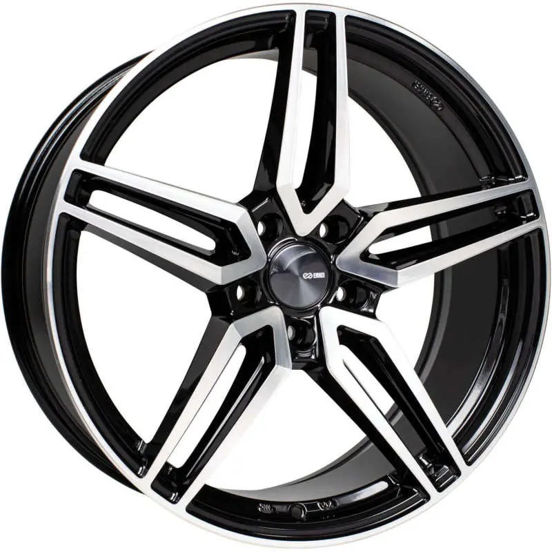 Enkei Victory 20X8.5 5X114.3 40Mm Offset 72.6Mm Bore Black Machined Wheel 1