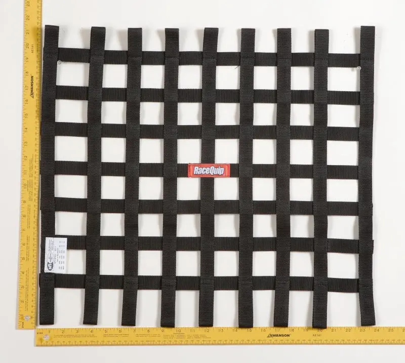 Racequip Black 21 X 24 Sfi Ribbon Net 1