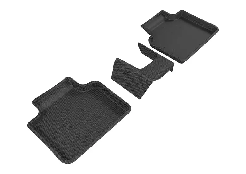 3D Maxpider 2016-2020 Bmw X1/X2 F48/F39 Kagu 2Nd Row Floormats - Black 1