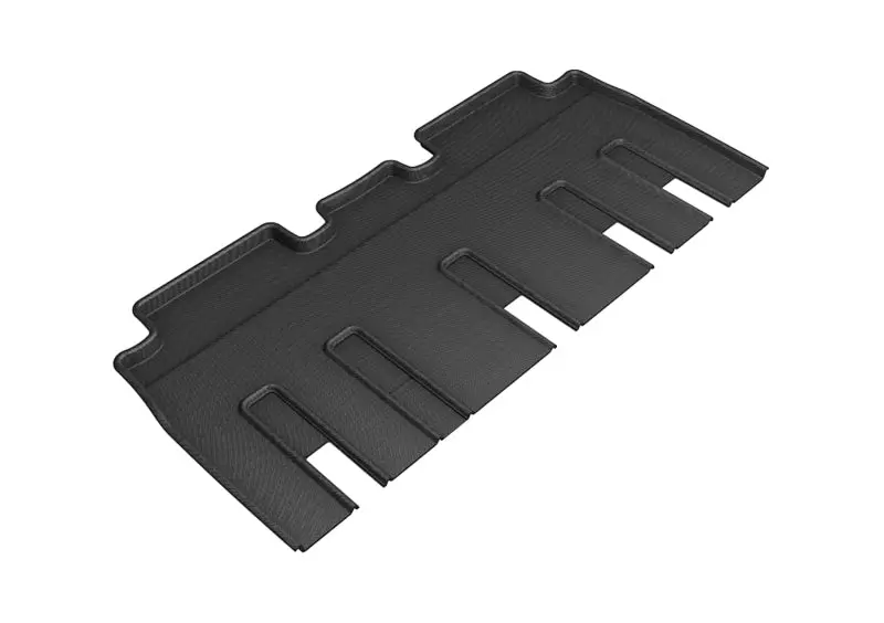 3D Maxpider 2017-2020 Tesla Model X Folding 7-Seats Kagu 2Nd Row Floormats - Black 1