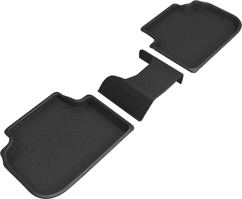 3D Maxpider 20-22 Bmw 2 Series Gran Coupe Kagu Second Row Floormat - Black 1