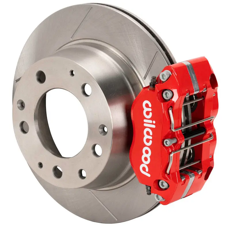 Wilwood 69-83 Porsche 911 Rear Dynapro Brake Kit 3In Mt Slotted - Red 1