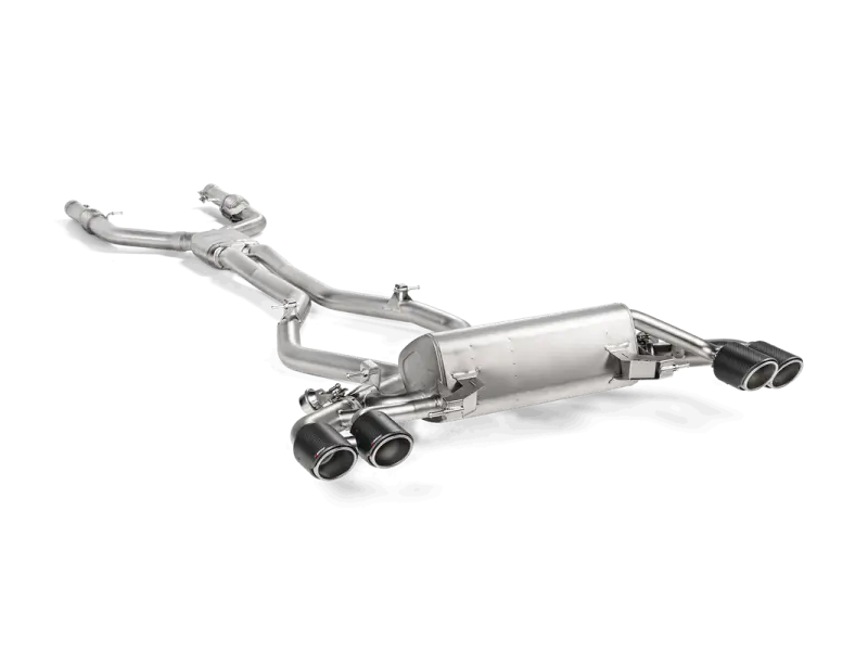 Akrapovic 17-19 Alfa Romeo Giulia Quadrifoglio Evolution Link Pipe Set (Titanium) 1