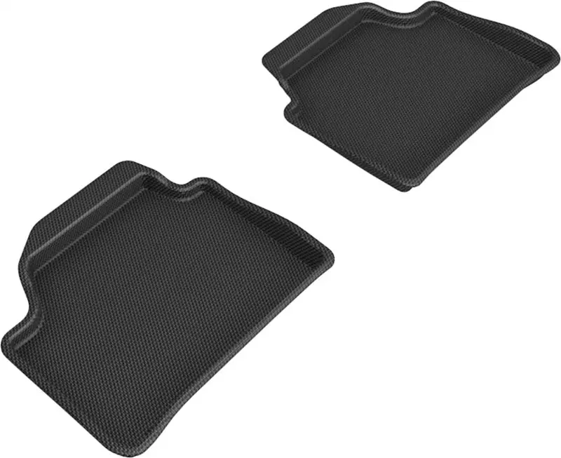 3D Maxpider 12-19 Bmw 1 Series Kagu Rear Floor Mat- Black 1