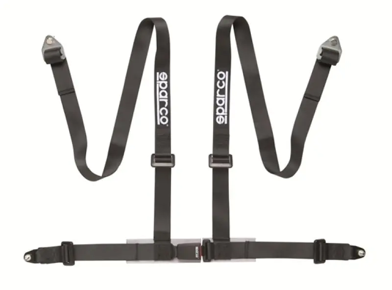 Sparco Belt 2 Inch Black 4Pt Bolt-In 1