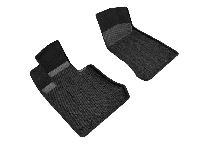 3D Maxpider 16-21 Mercedes-Benz Glc-Class (X205) Elegant Hybrid 1St Row Floormat - Black 1