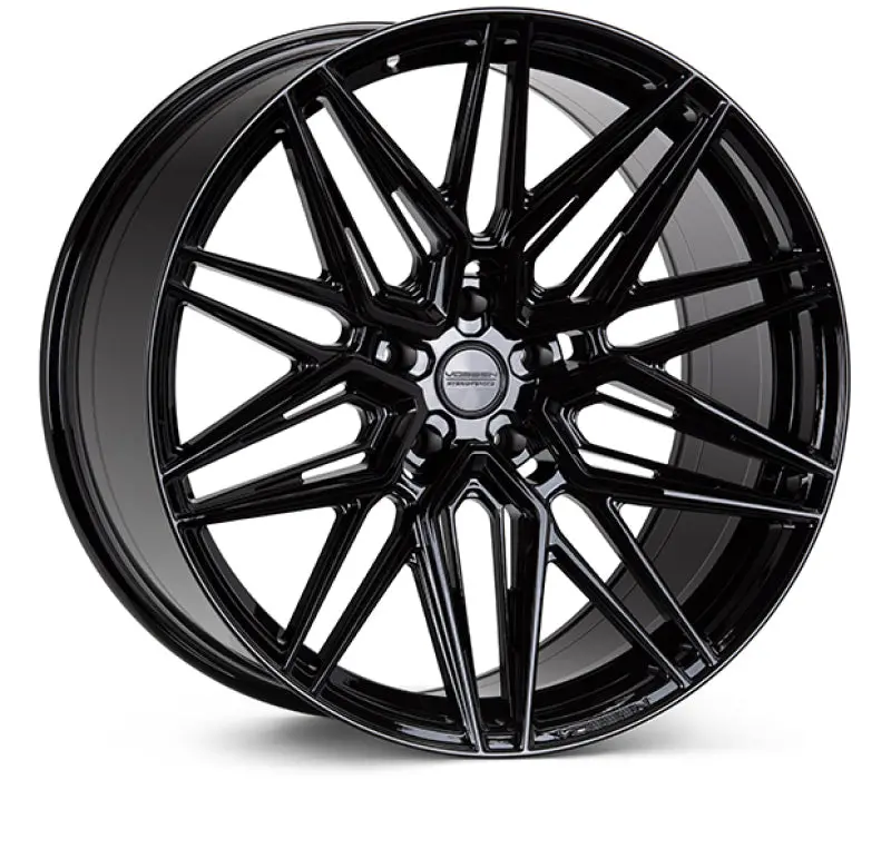 Vossen Hf-7 20X9 / 5X120 / Et35 / Flat Face / 72.56 - Gloss Black Wheel 1