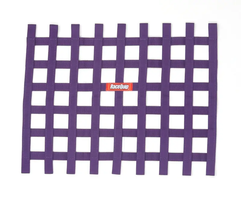 Racequip Purple Ribbon Window Net 1