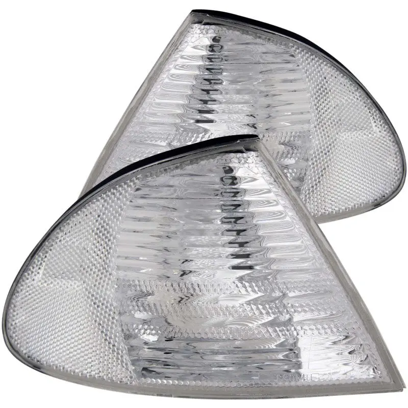 Anzo Corner Lights 1999-2001 Bmw 3 Series E46 Euro Corner Lights Chrome 1