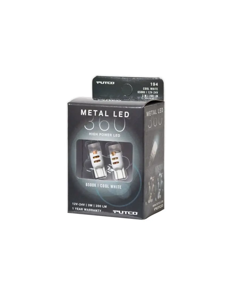 Putco 194 - Cool White Metal 360 Led 1