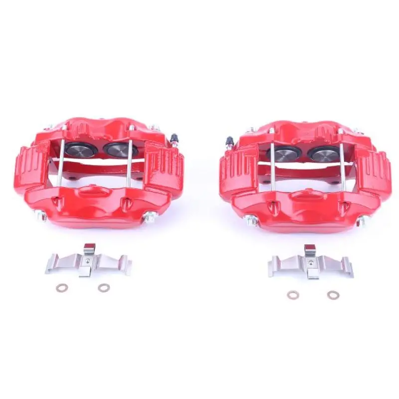 Power Stop 05-10 Chrysler 300 Front Red Calipers W/O Brackets - Pair 1