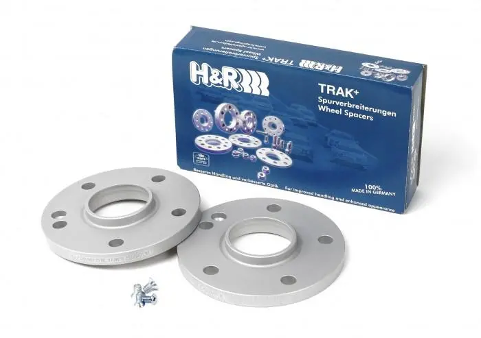 H&R Trak+ 15Mm Dr Wheel Adaptor Bolt 5/112 Center Bore 66.5 Bolt Thread 14X1.5 - Black 1