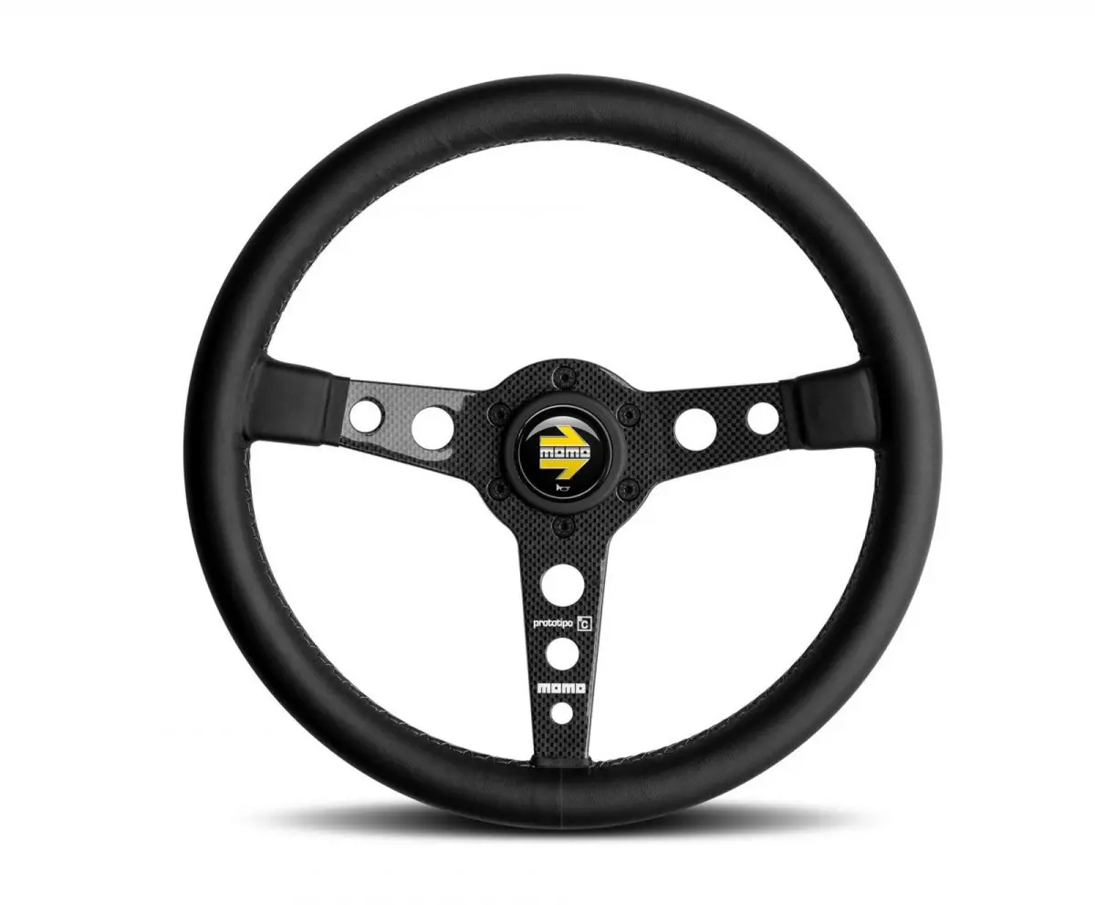 Momo Prototipo 6C Steering Wheel Carbon Fiber Spokes 1