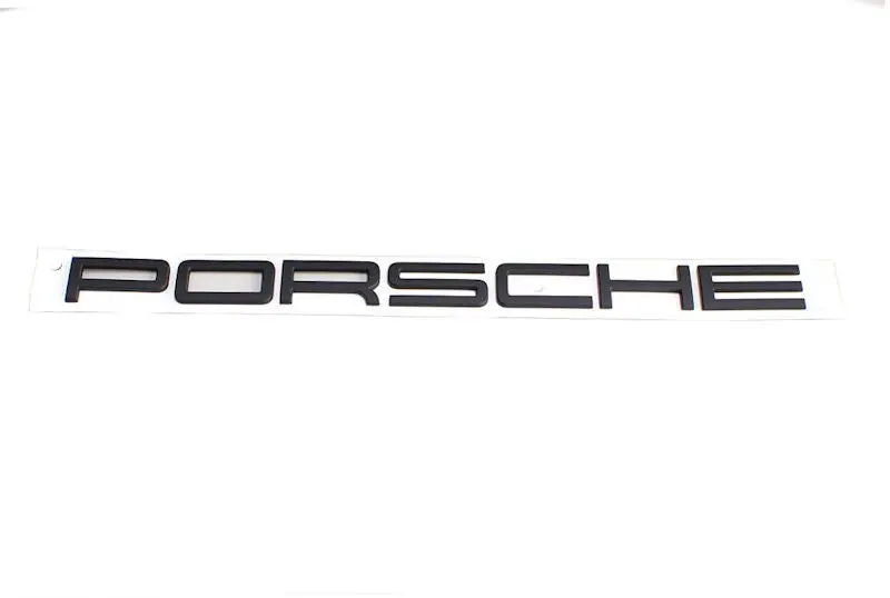 Genuine Porsche Emblem Porsche In Matte Black 99155923590 1