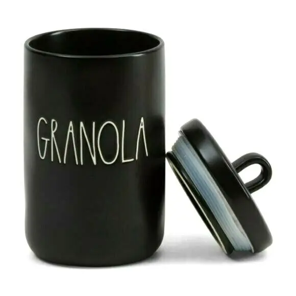 Rae Dunn Granola Loop Lid Canister 1