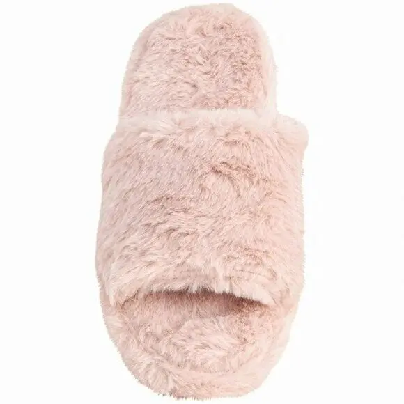 Bearpaw Women's Cozy Maxine Single Band Fuzzy Faux Fur Slippers 2