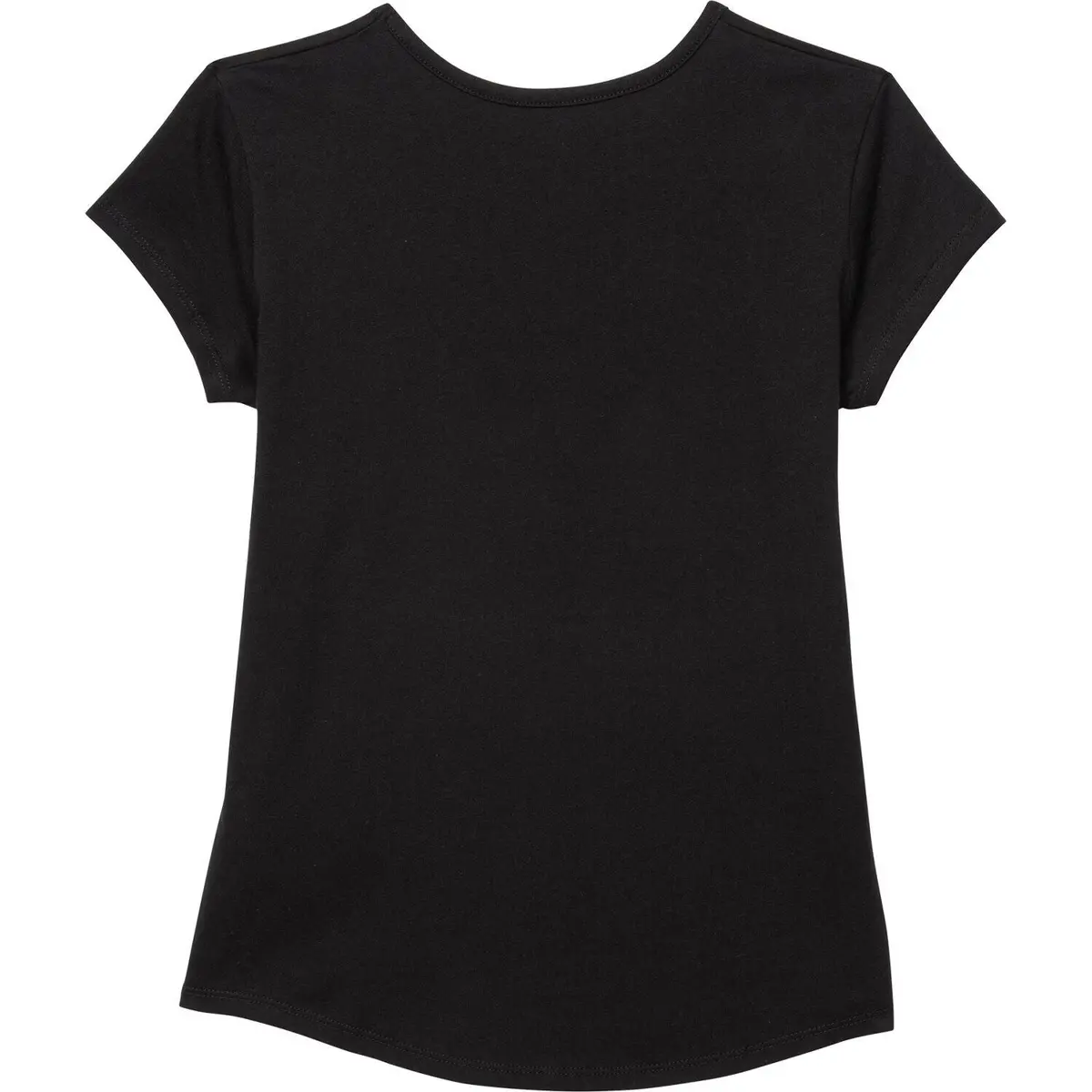 Adidas Big Girl's Contrast Logo Graphic Pint Cotton Active T-Shirt 2