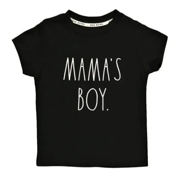 Rae Dunn Little Boy's Mama's Boy Print Cotton T-Shirt 1