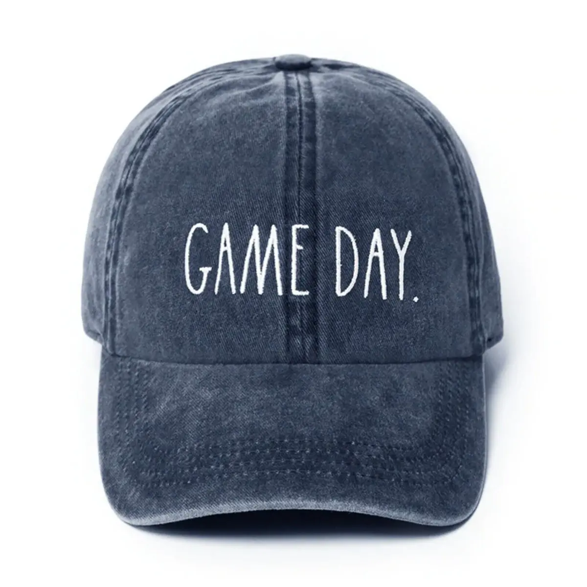 Rae Dunn Women's Game Day Denim Baseball Cap 1