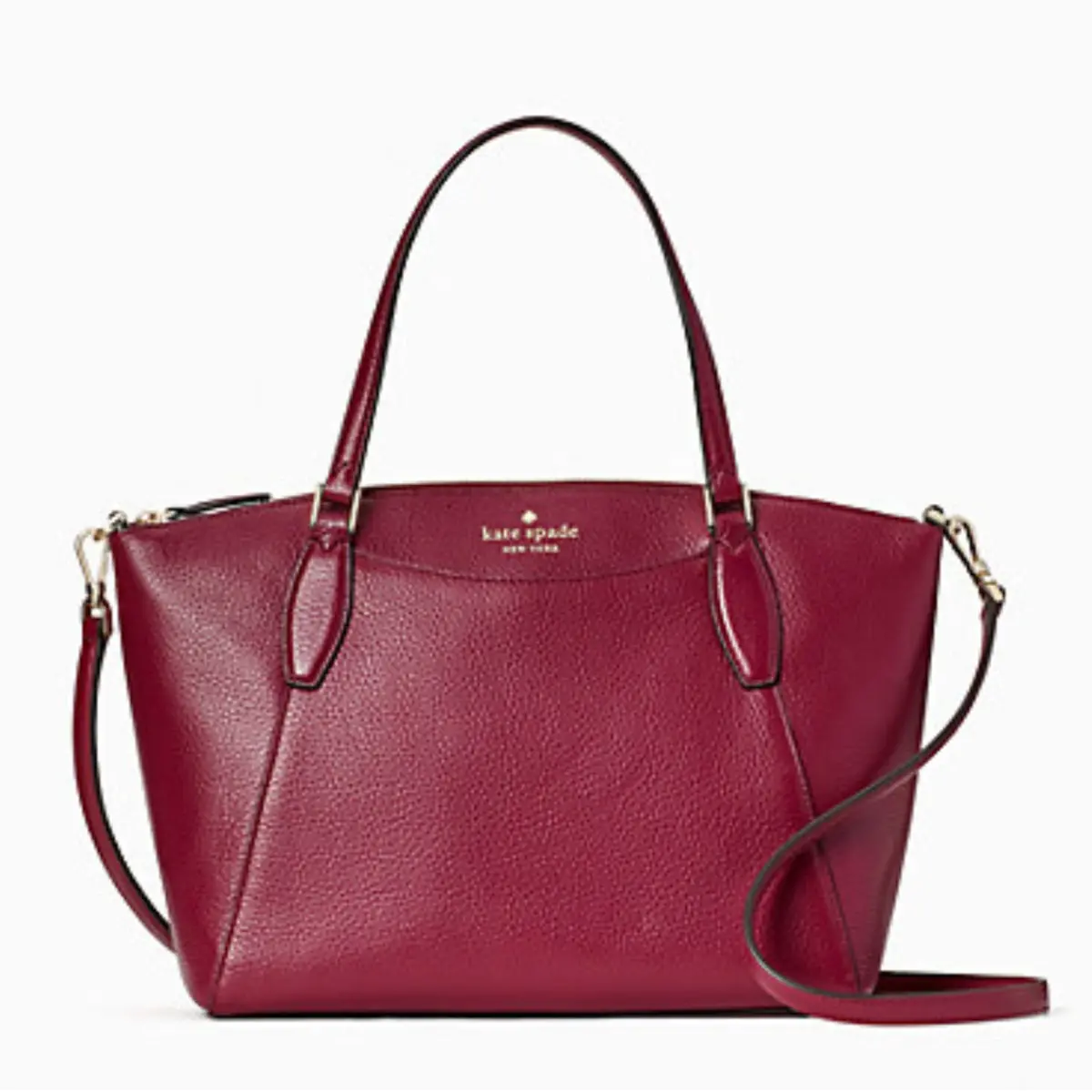 Kate Spade Women's Monica Leather Satchel Crossbody Bag 1