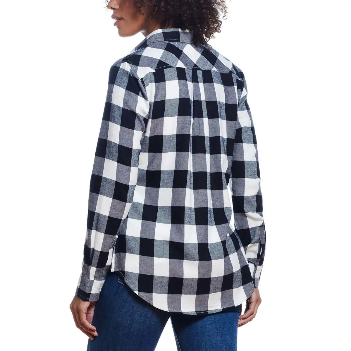 Weatherproof Vintage Women's Lightweight Super Soft Flannel Button Fron Shirt 2