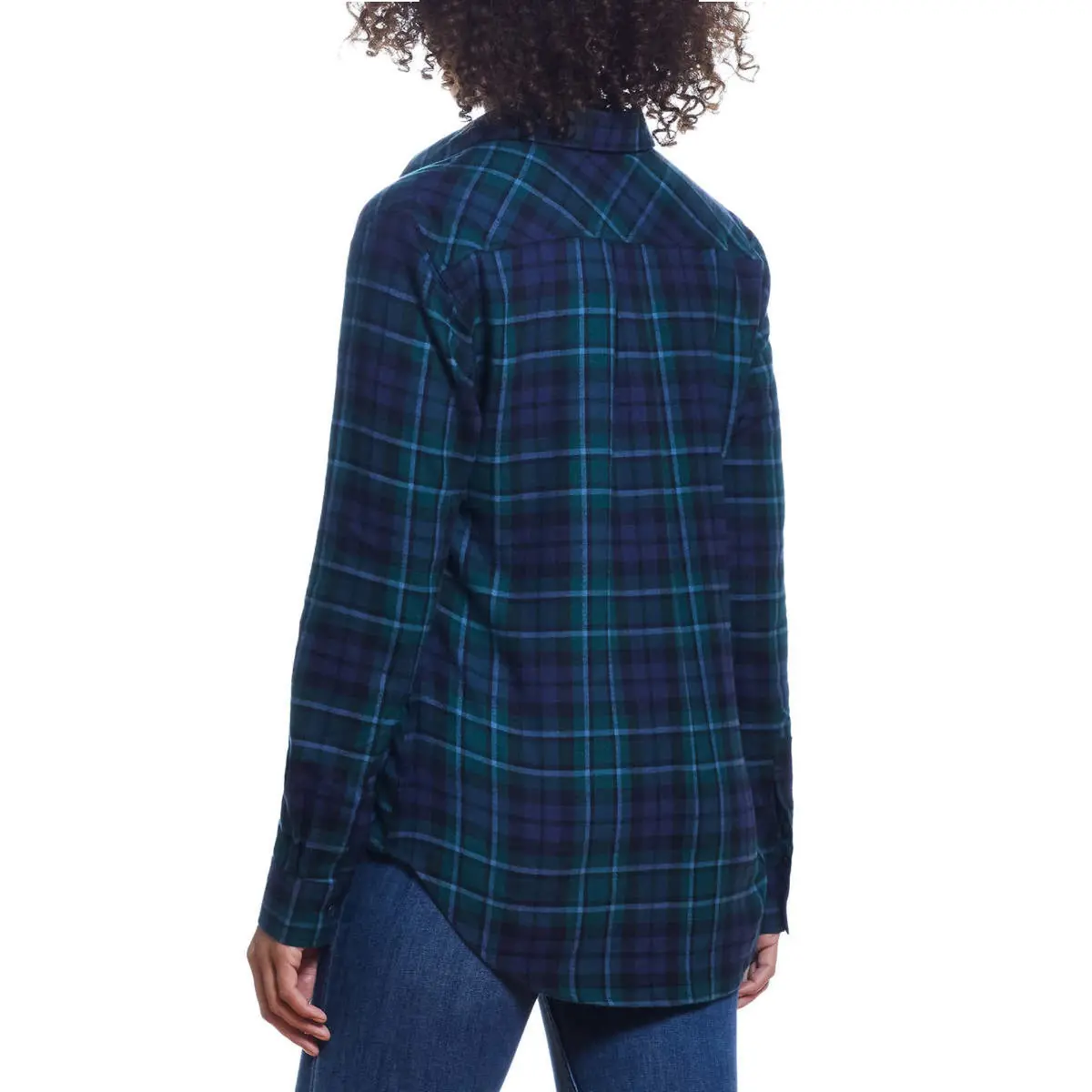 Weatherproof Vintage Women's Lightweight Super Soft Flannel Button Fron Shirt 8