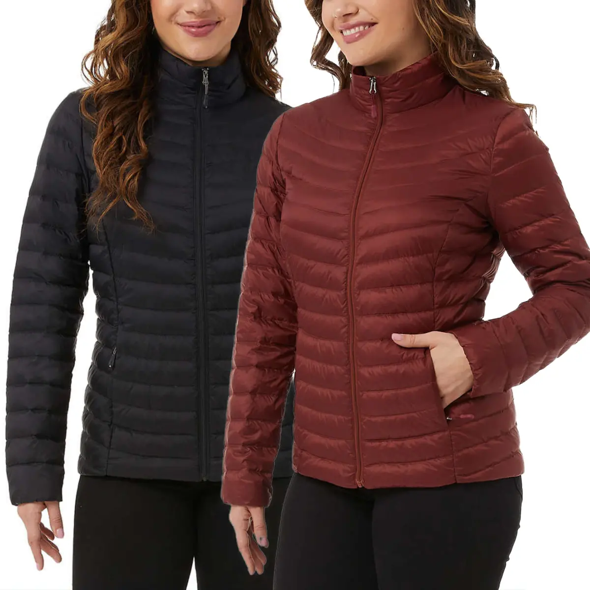 32 Degrees Women's Plus Down Filled Lightweight Jacket 1
